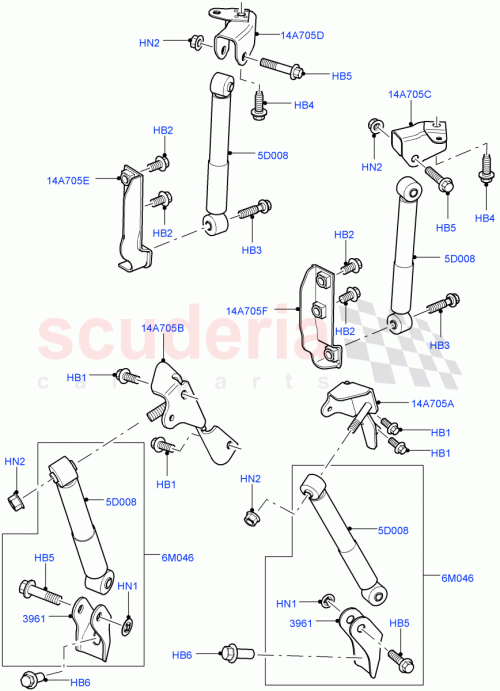 Part Diagram for Land Rover KVU500301