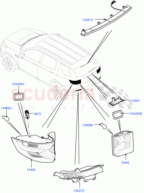 Part Diagram for Land Rover LR135474