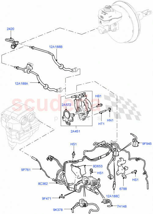 Part Diagram for Land Rover LR052585