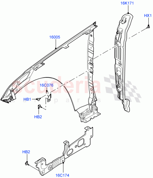 Part Diagram for Land Rover LR160584