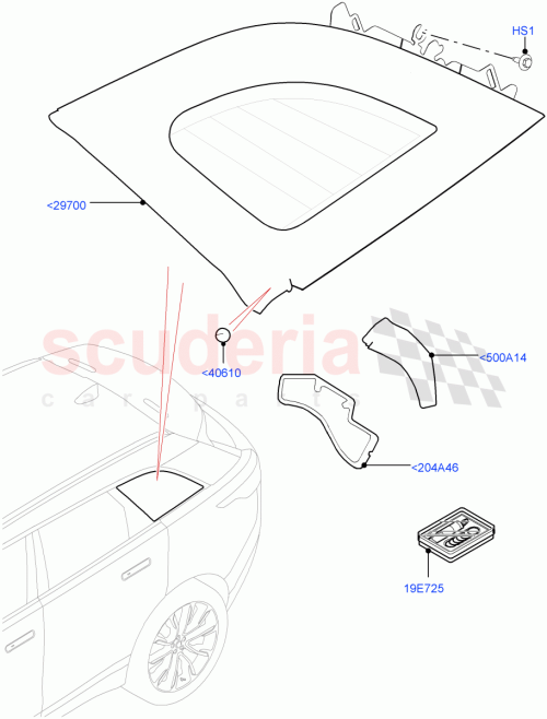 Part Diagram for Land Rover LR165624
