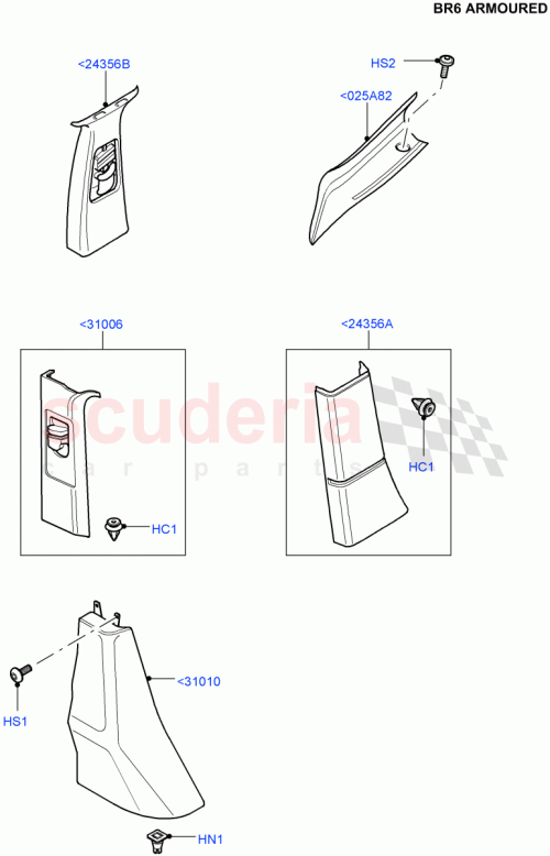 Part Diagram for Land Rover EMN500070VAE