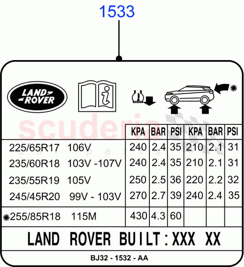 Part Diagram for Land Rover LR093869