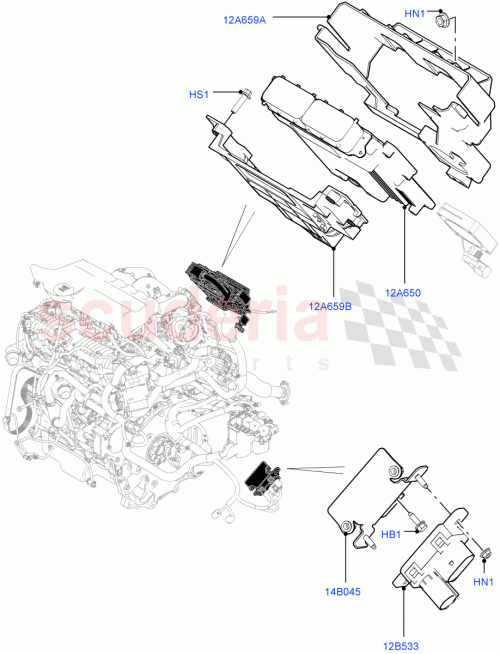 Part Diagram for Land Rover LR071821