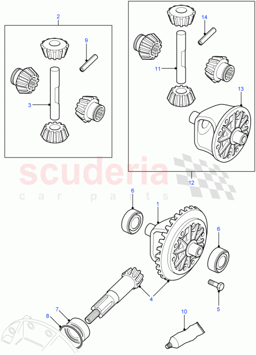 Part Diagram for Land Rover TYS101060