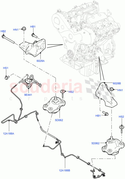 Part Diagram for Land Rover LR033199