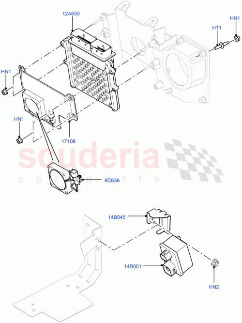 Part Diagram for Land Rover LR051141