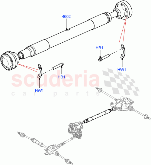 Part Diagram for Land Rover LR131455