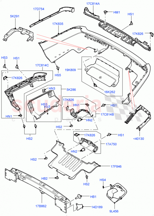Part Diagram for Land Rover LR101097