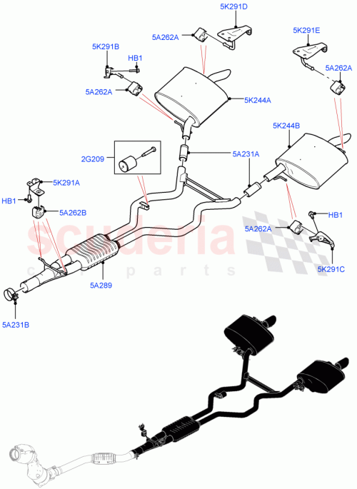 Part Diagram for Land Rover LR136420
