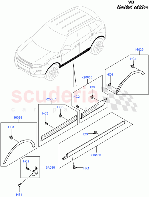 Part Diagram for Land Rover LR043637