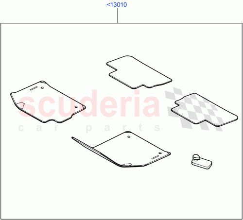 Part Diagram for Land Rover VPLVS0309