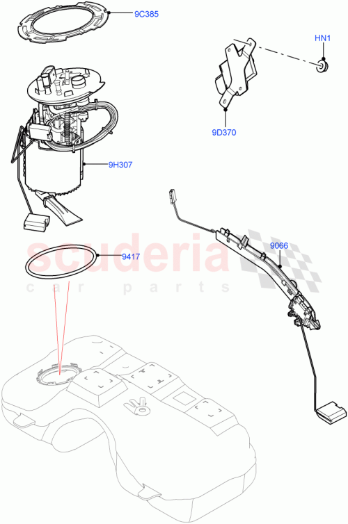 Part Diagram for Land Rover LR159983