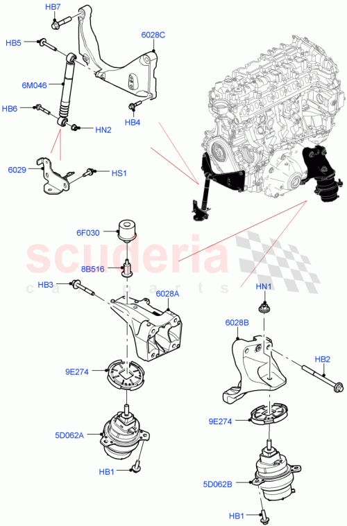 Part Diagram for Land Rover LR175596