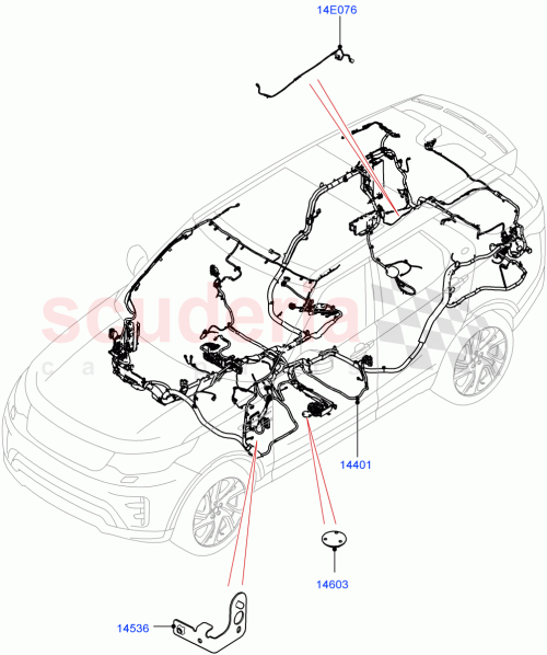 Part Diagram for Land Rover LR100423