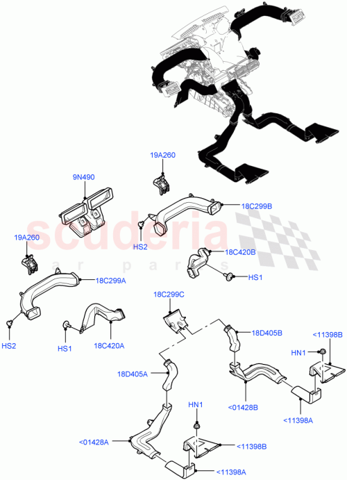 Part Diagram for Land Rover LR061093