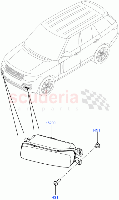 Part Diagram for Land Rover LR033407