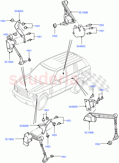 Part Diagram for Land Rover LR023652