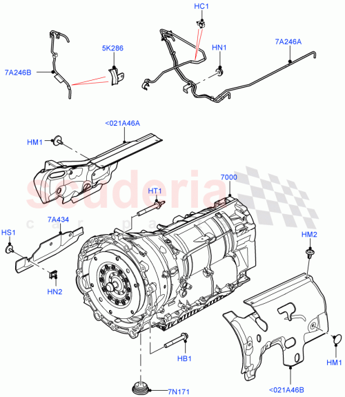 Part Diagram for Land Rover LR142018