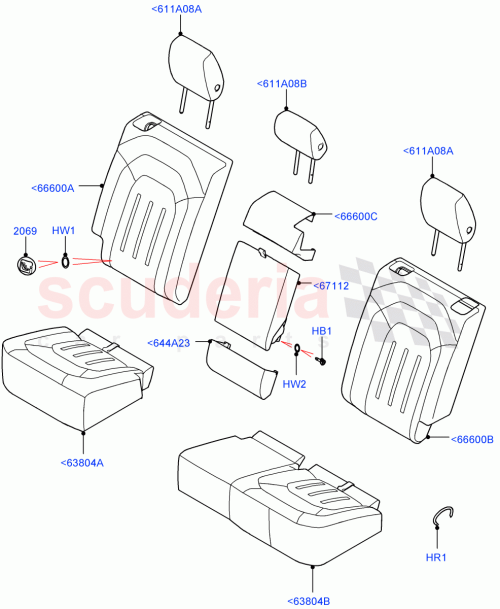 Part Diagram for Land Rover LR167426