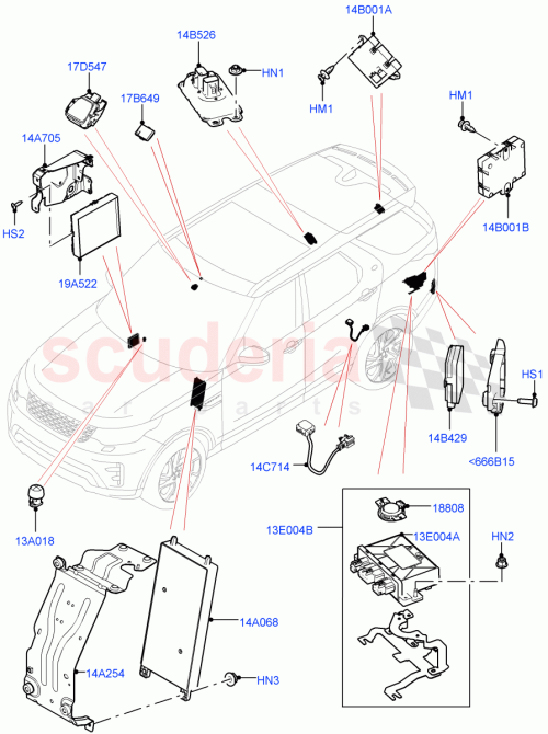 Part Diagram for Land Rover LR126758