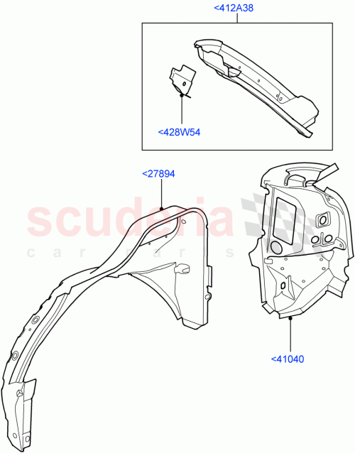 Part Diagram for Land Rover AMA790050