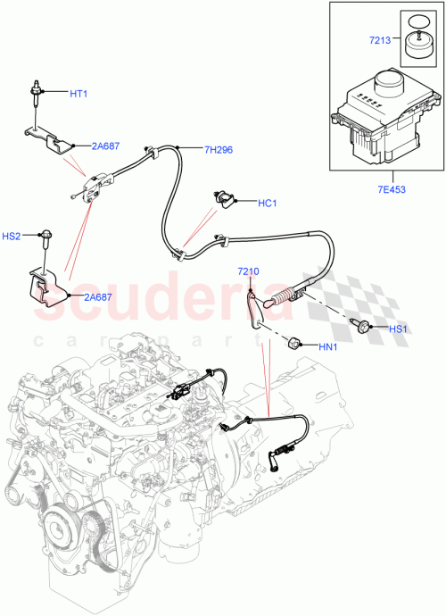 Part Diagram for Land Rover LR141630