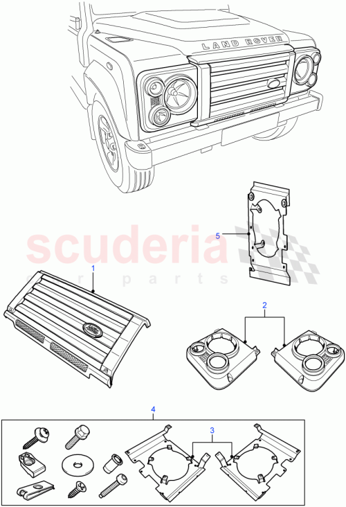 Part Diagram for Land Rover LR041281