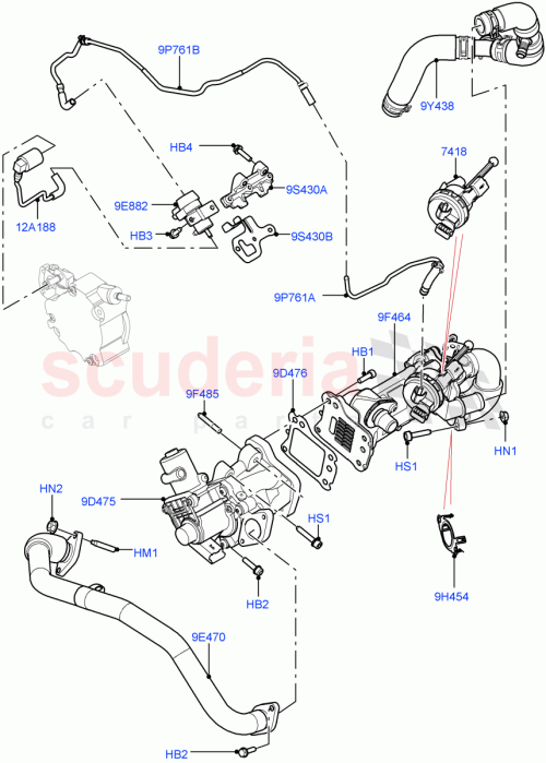 Part Diagram for Land Rover LR078480