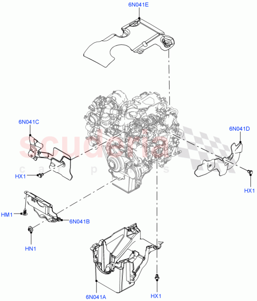Part Diagram for Land Rover LR141488