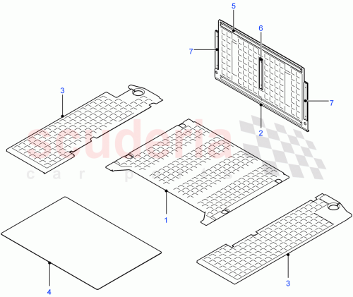 Part Diagram for Land Rover LR010326