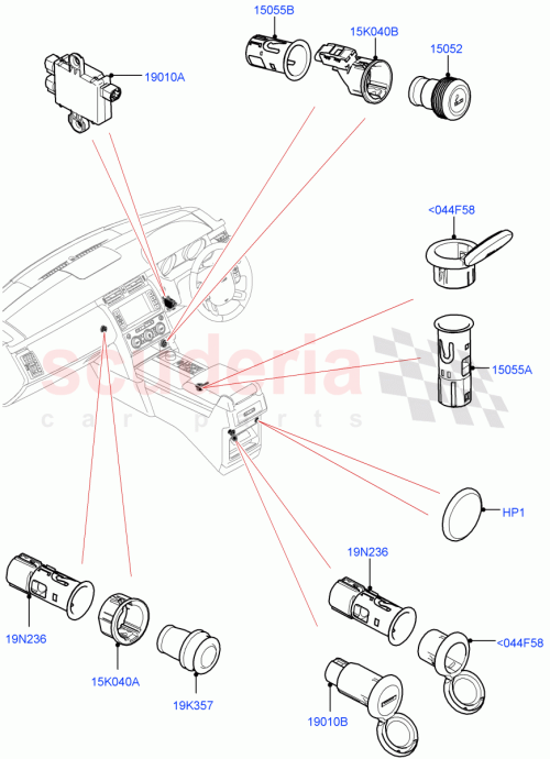 Part Diagram for Land Rover LR085664