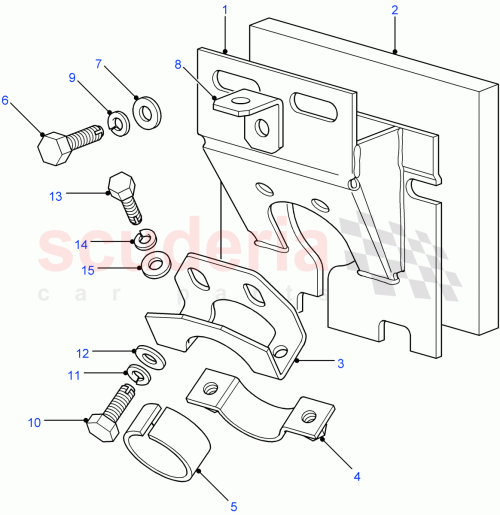 Part Diagram for Land Rover LR016653