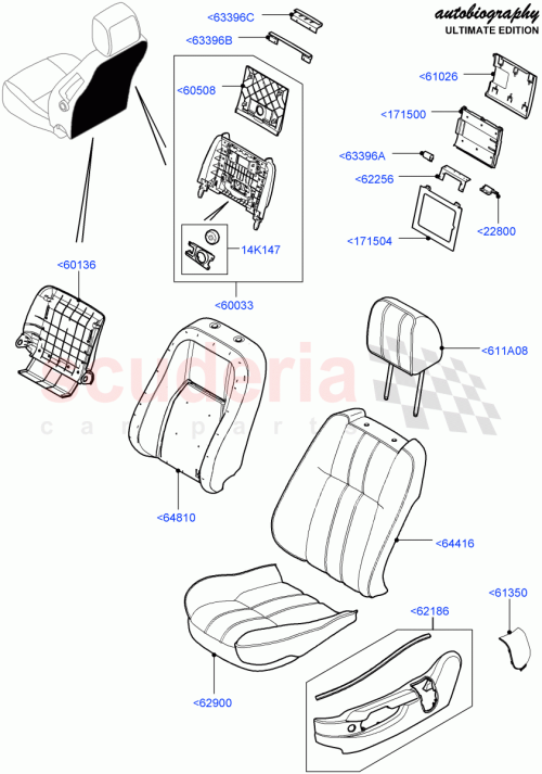 Part Diagram for Land Rover LR033709