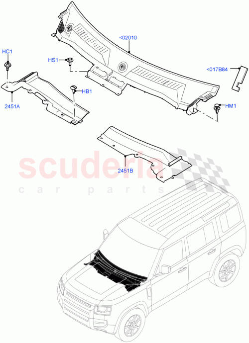 Part Diagram for Land Rover LR146135