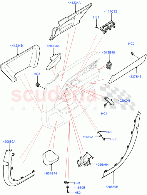 Part Diagram for Land Rover LR150429
