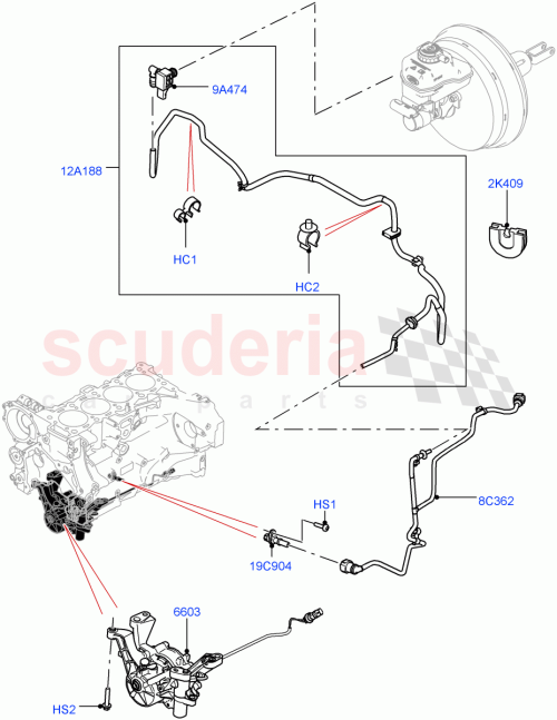 Part Diagram for Land Rover LR082321