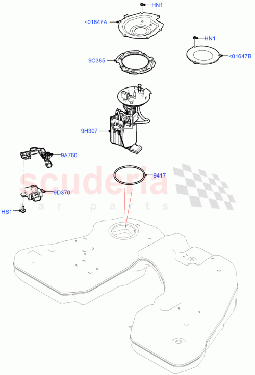 Part Diagram for Land Rover LR159561