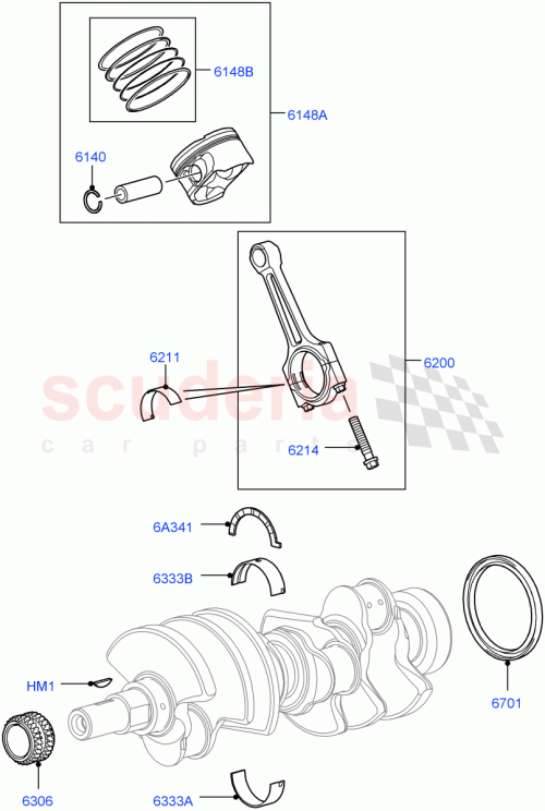 Part Diagram for Land Rover 4464750