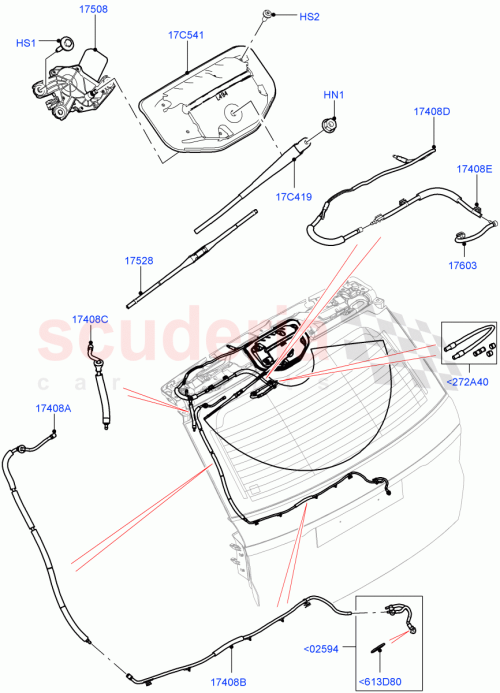 Part Diagram for Land Rover LR105363
