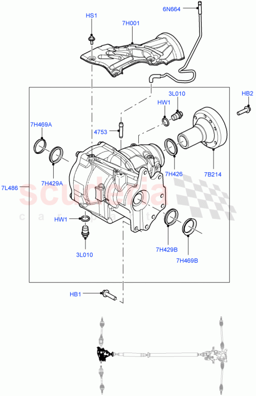 Part Diagram for Land Rover LR003140