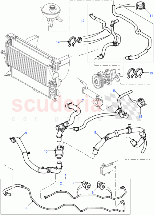 Part Diagram for Land Rover JHB501780
