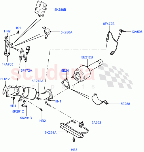 Part Diagram for Land Rover LR068416