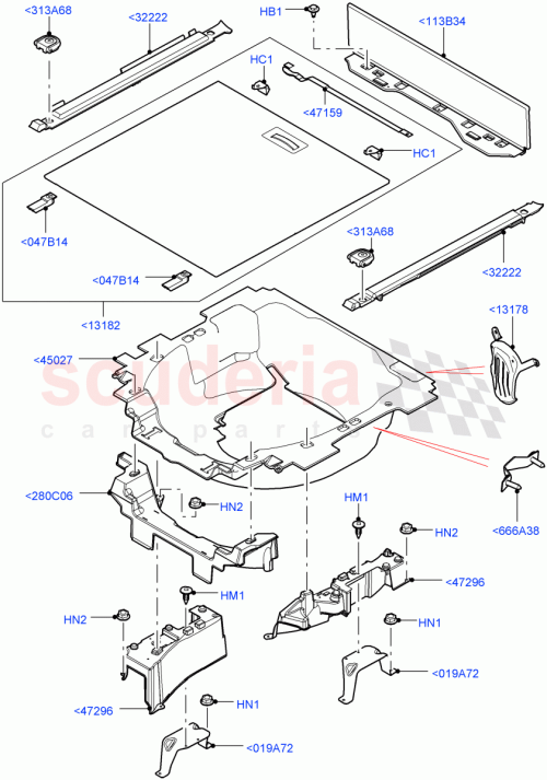 Part Diagram for Land Rover LR109107
