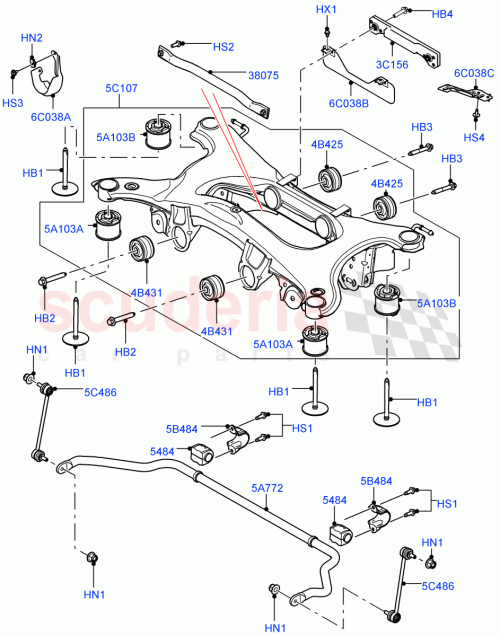Part Diagram for Land Rover LR113771