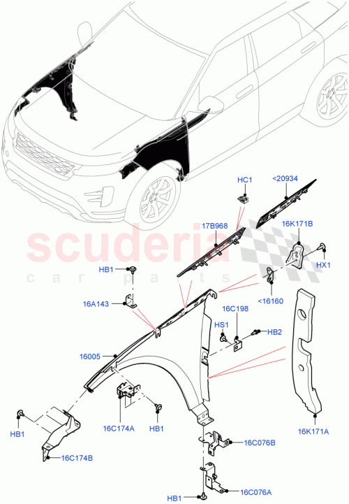 Part Diagram for Land Rover LR135578