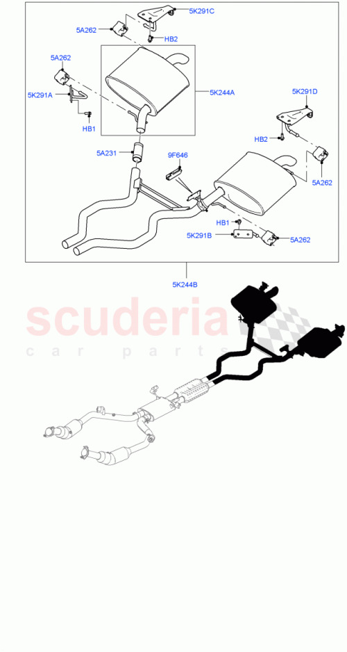Part Diagram for Land Rover LR051303