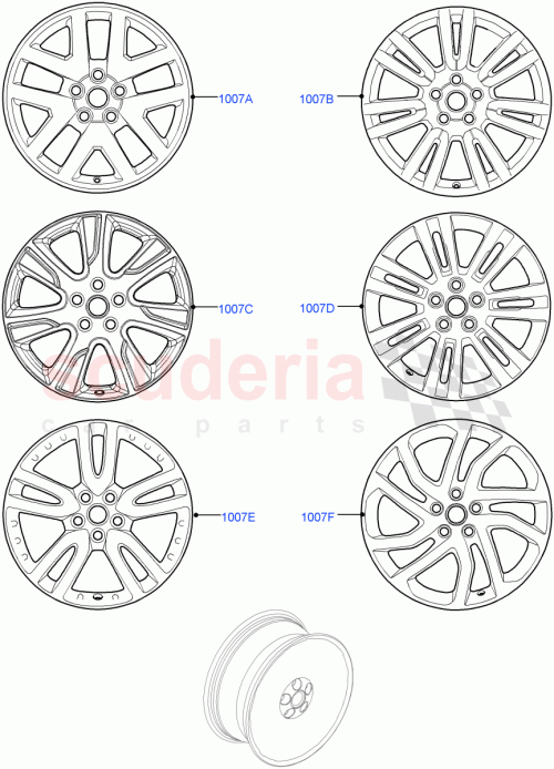 Part Diagram for Land Rover LR070692