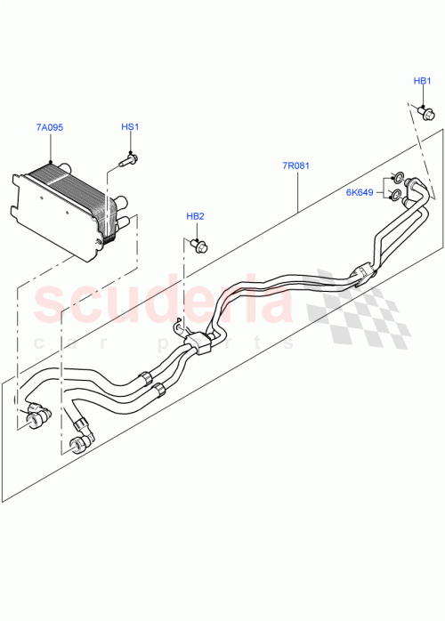 Part Diagram for Land Rover LR057535