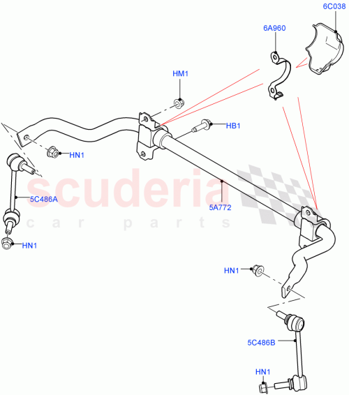 Part Diagram for Land Rover LR153884